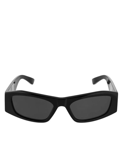 Balenciaga Black Nano Rectangular Sunglasses