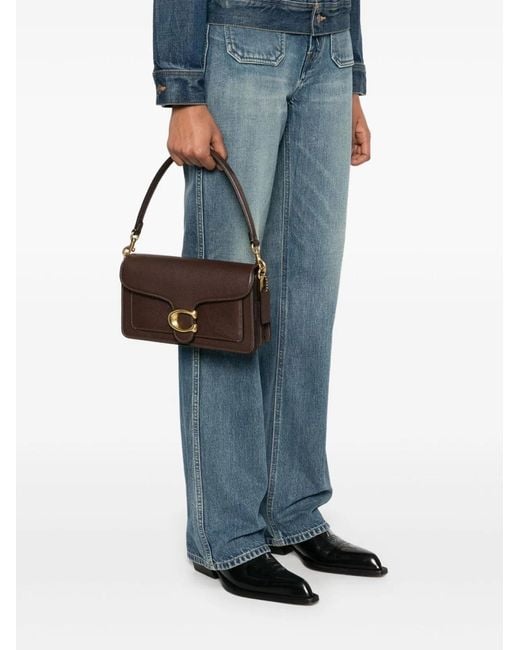 COACH Brown Tabby 26 Leather Shoulder Bag
