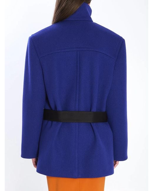 Saint Laurent Blue Wool Jacket