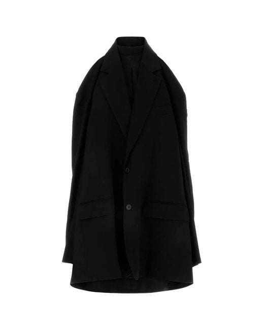Balenciaga Black Suspended Dress