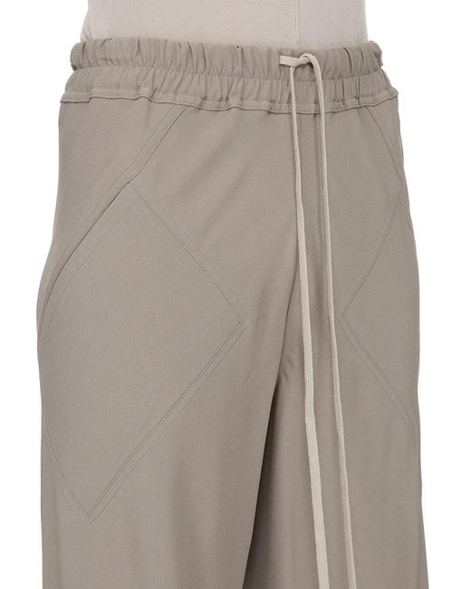 Rick Owens Gray Drawstring Bias