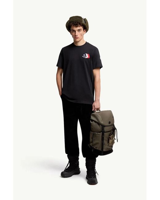 Moncler Black Ss T-Shirt for men