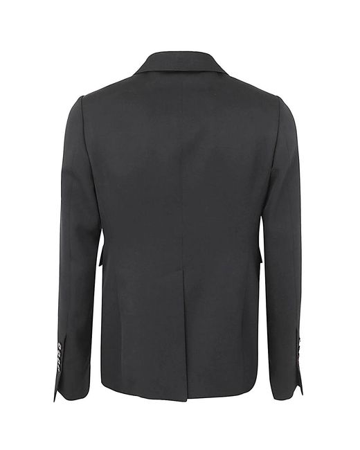 SAPIO Black Single Breasted Blazer Jacket for men