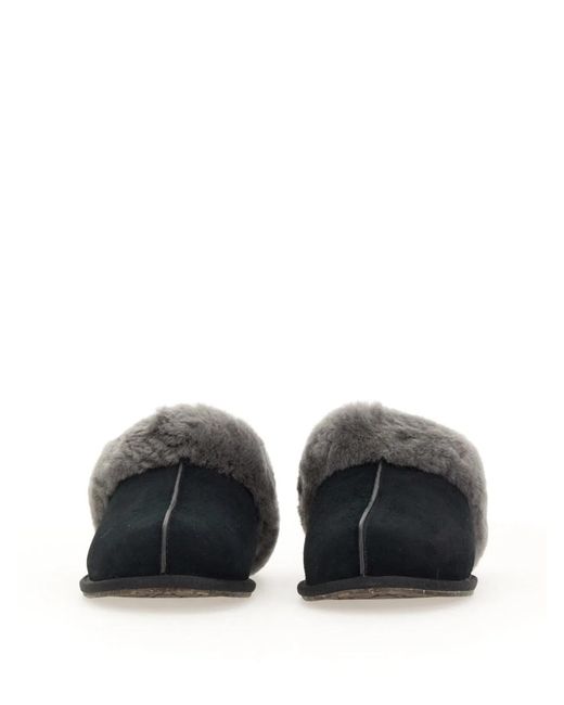 Ugg Black Slip-On Sandal "Scuffette Ii"