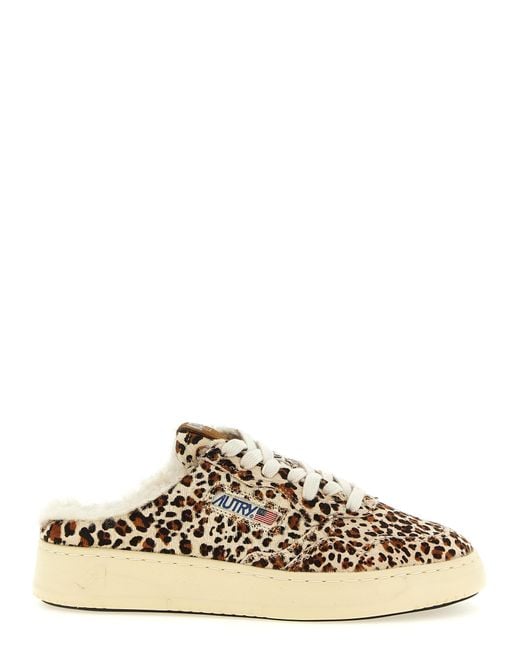 Autry Brown 'Medalist Easeknit' Sneakers