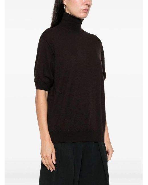 Prada Black Turtleneck T-Shirt