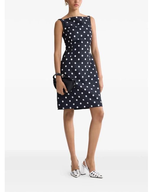 Patou Blue Pencil Midi Dress