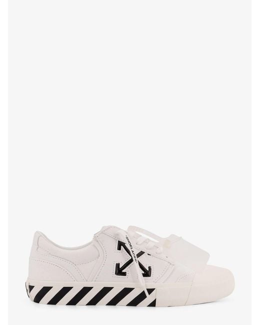 Off-White c/o Virgil Abloh White Vulc Undercut Canvas Low-Top Sneakers for men