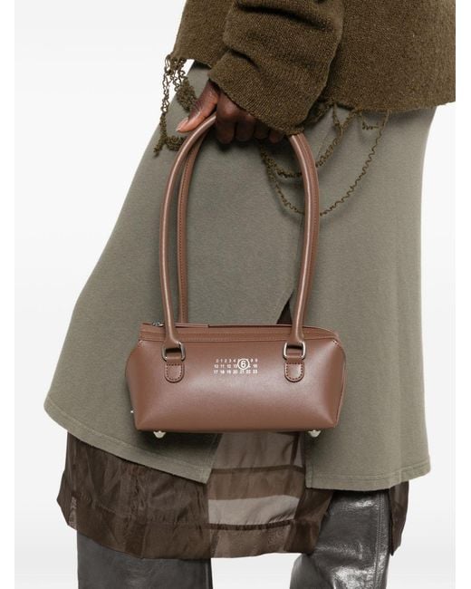 MM6 by Maison Margiela Brown Japanese Mini Leather Shoulder Bag