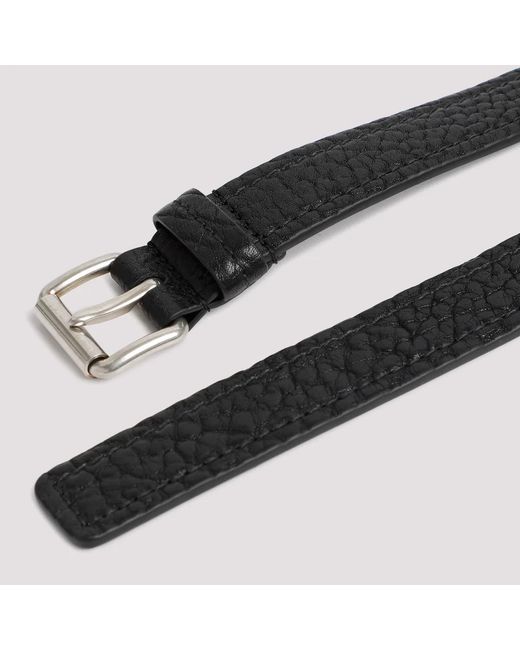 Prada Black Leather Belt for men
