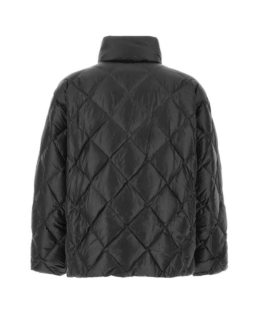 Jil Sander Black Nylon Down Jacket for men