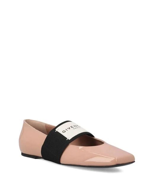 Givenchy Leather Squared Ballerinas