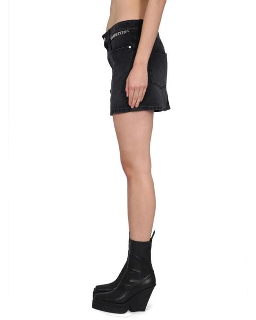 Stella McCartney Black Falabella Skirt