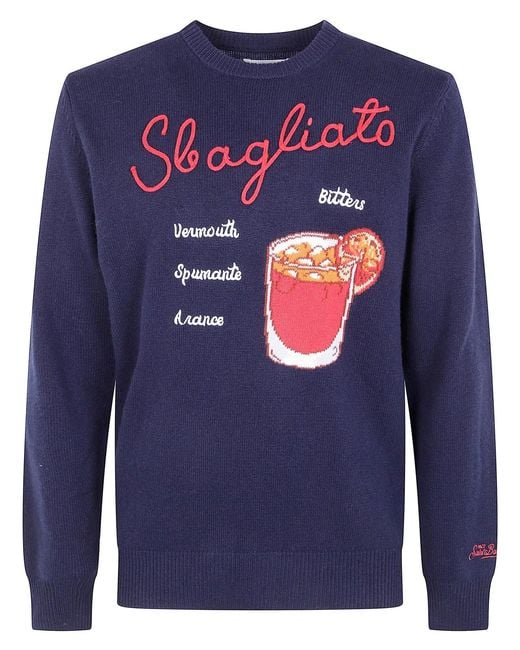 Mc2 Saint Barth Blue "Heron" Pullover for men