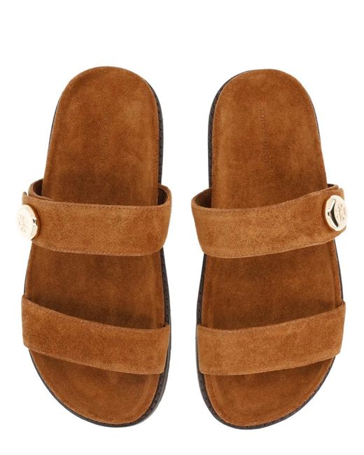 Tory Burch White Leather Sandals