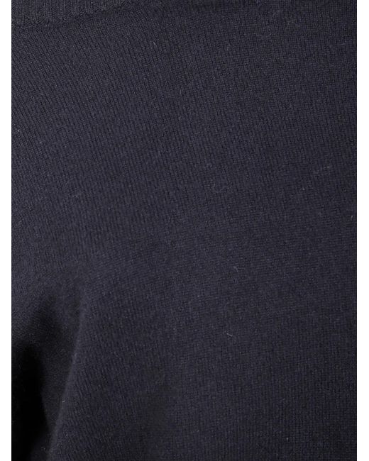 Uma Wang Blue High Neck Top