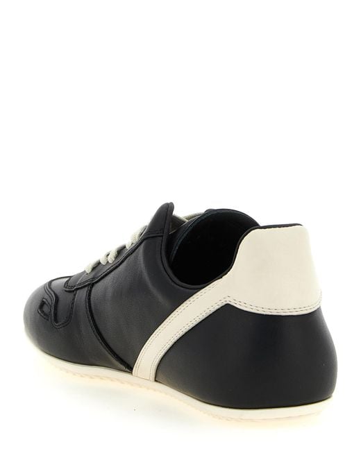 Rick Owens Black 'Minimal Sneaks' Sneakers for men