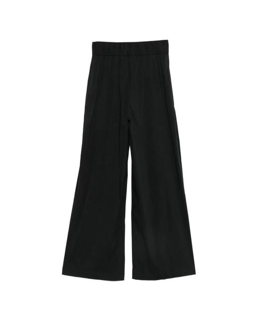 Semicouture Black Jhonny Cotton Trousers