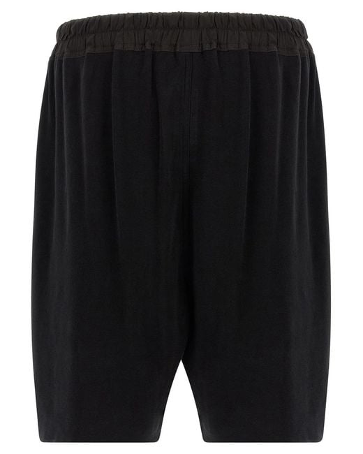 Rick Owens Black 'Boxers' Bermuda Shorts for men