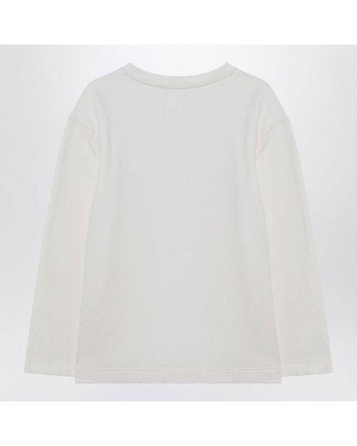 Max Mara White Sweatshirt