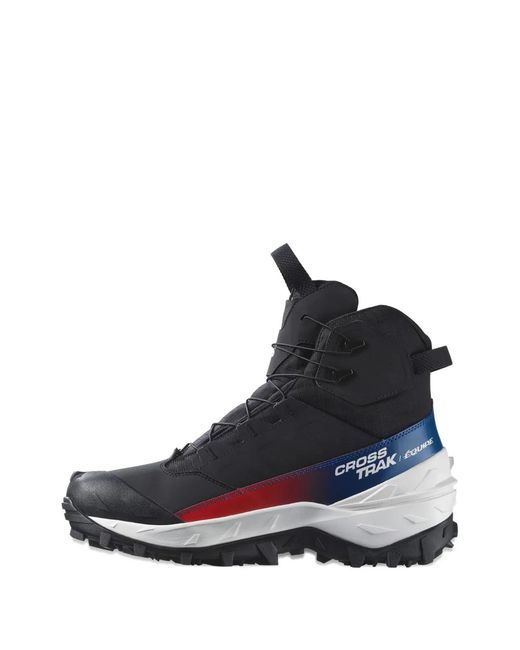 Salomon Blue Rubber And Pu Sneakers