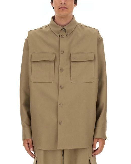 Off-White c/o Virgil Abloh Natural Oversize Fit Shirt for men