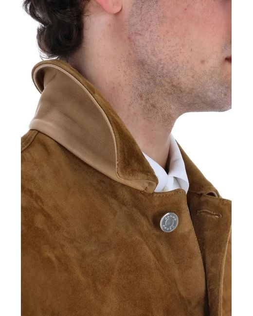 Jacob Cohen Brown Giubbino Trucker for men