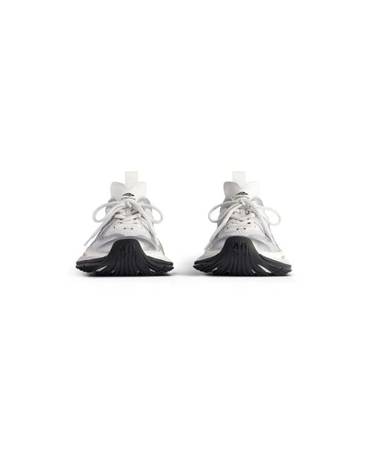 Balenciaga White Circuit Canvas Low-Top Sneakers for men
