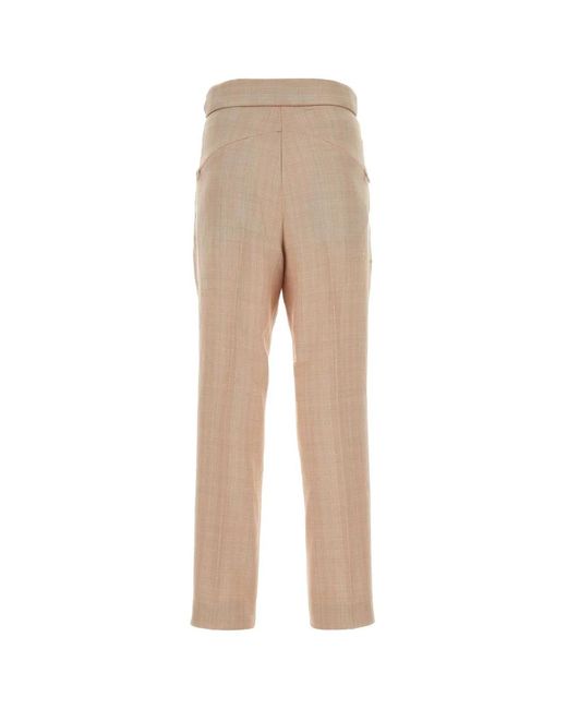 Needles Natural Embroidered Polyester Blend Pant