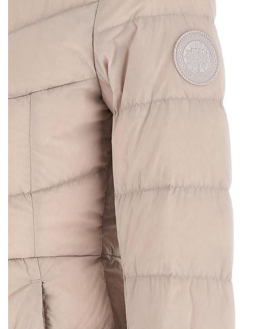 Canada Goose Natural Quilted 'Clair' Padded Down Jacket