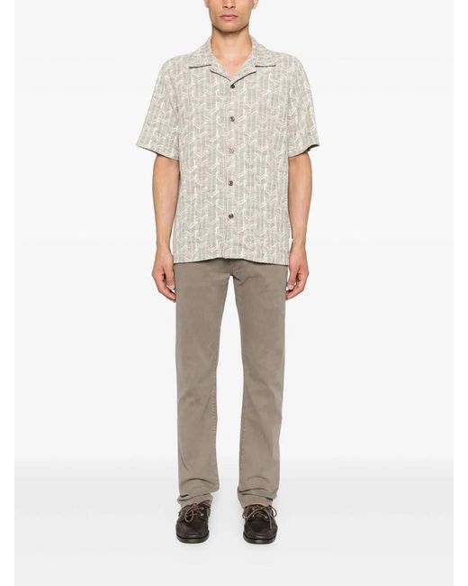 Jacob Cohen Gray Pant 5 Pkt Slim Fit Bard for men