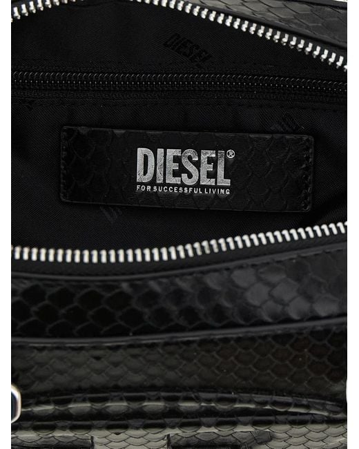 DIESEL Black '1Dr Dome' Shoulder Bag