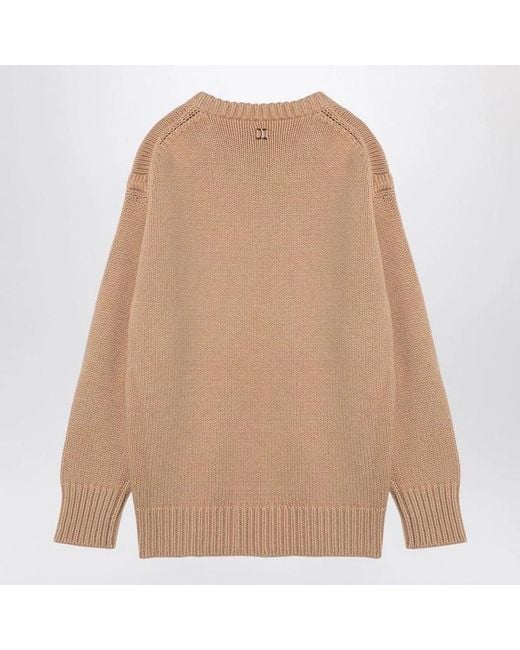 Chloé Natural Skin Cashmere Blend Oversize Sweater