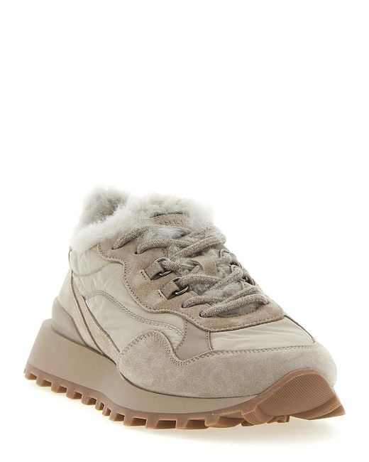 Brunello Cucinelli Natural 'Active' Sneakers