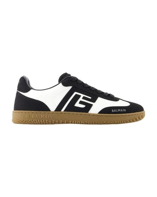 Balmain Black Swan Sneakers for men