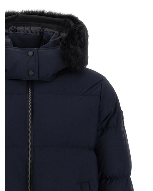 Moose Knuckles Blue 'Misti Puffer' Down Jacket for men