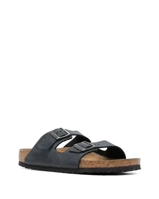 Birkenstock Black Leather Sandal