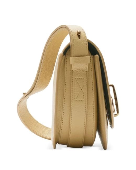 Burberry Natural Leather Small Rocking Horse Shoulder Bag