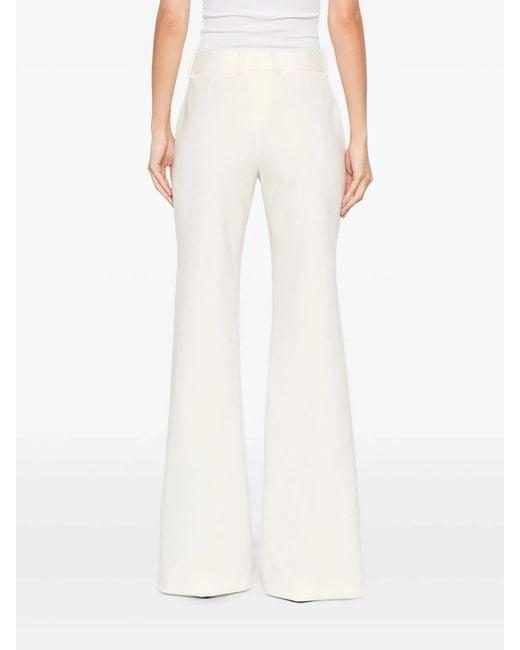 Ermanno Scervino White Virgin Wool Trousers