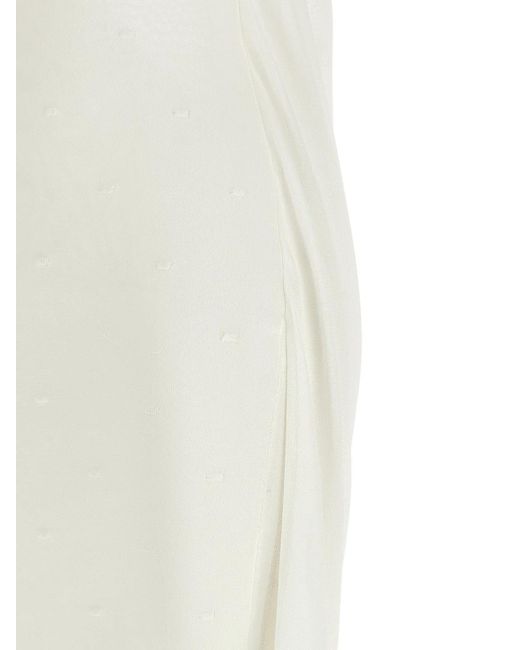Jacquemus White 'La Robe Maille Plumetis' Dress