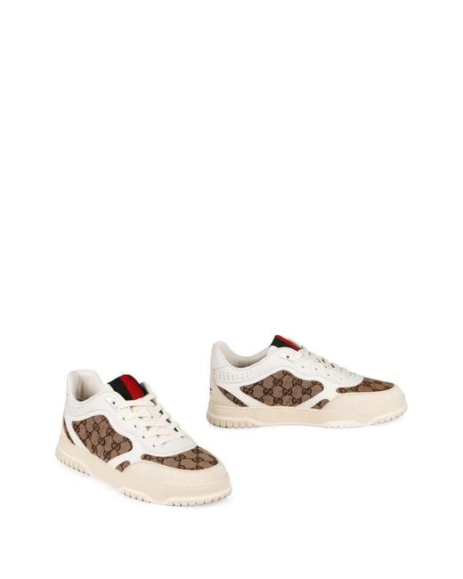 Gucci Natural Re-Web Sneakers for men
