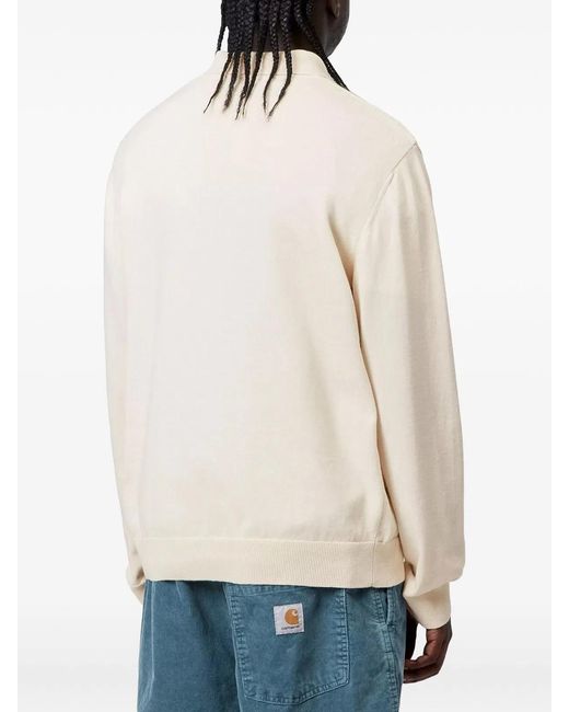 Carhartt White L/ Madison Polo for men