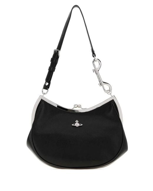 Vivienne Westwood Black Charm Frame Purse
