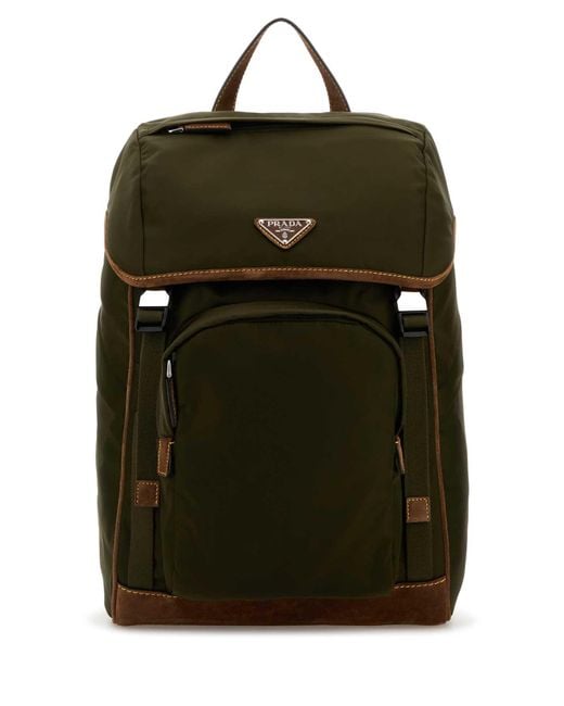 Prada Black Re-Nylon Backpack for men