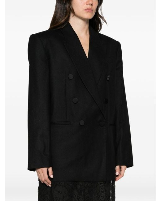 Zimmermann Black Valiant Wool Blazer Jacket