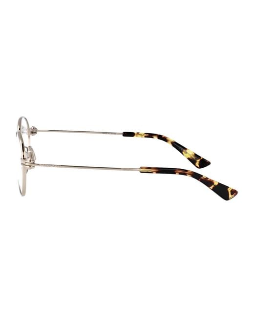 Bottega Veneta Metallic Transparent Metal Glasses