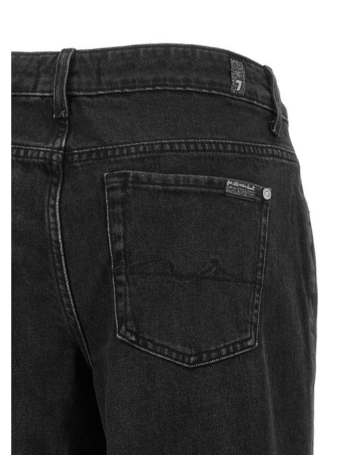 7 For All Mankind Black 'Calie' Jeans