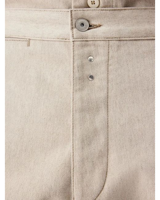 Jacquemus White Paysan De-Nïmes Denim Pants for men
