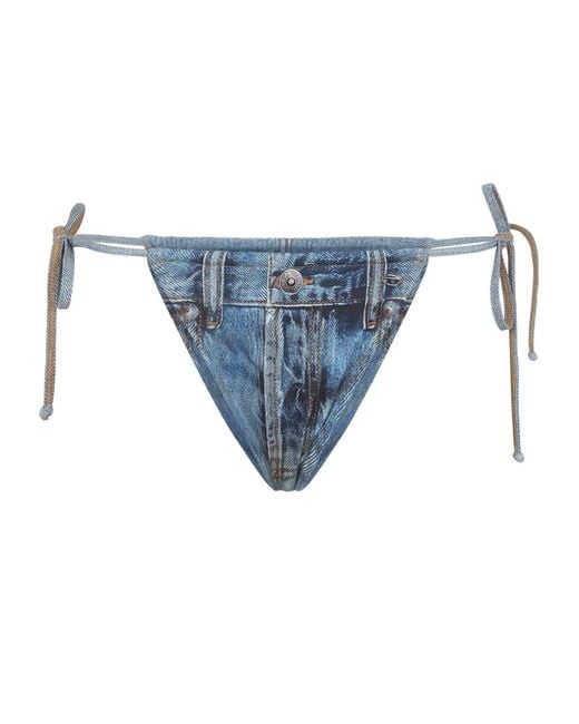DIESEL Blue Bikini Bottom