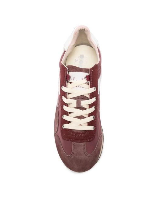 Diadora Pink "Heritage Equipe Vela Sw" Vintage Sneakers